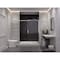 Anzzi 48 in. x 76 in. H Sliding Frameless Shower Door in Chrome w/ Tsunami Guard Tempered Clear Glass SD-FRLS05701CH - alternate 3